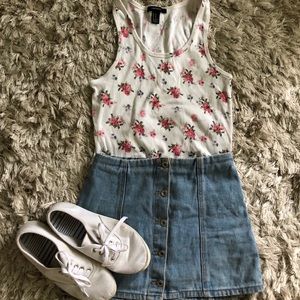 F21 vintage floral tank